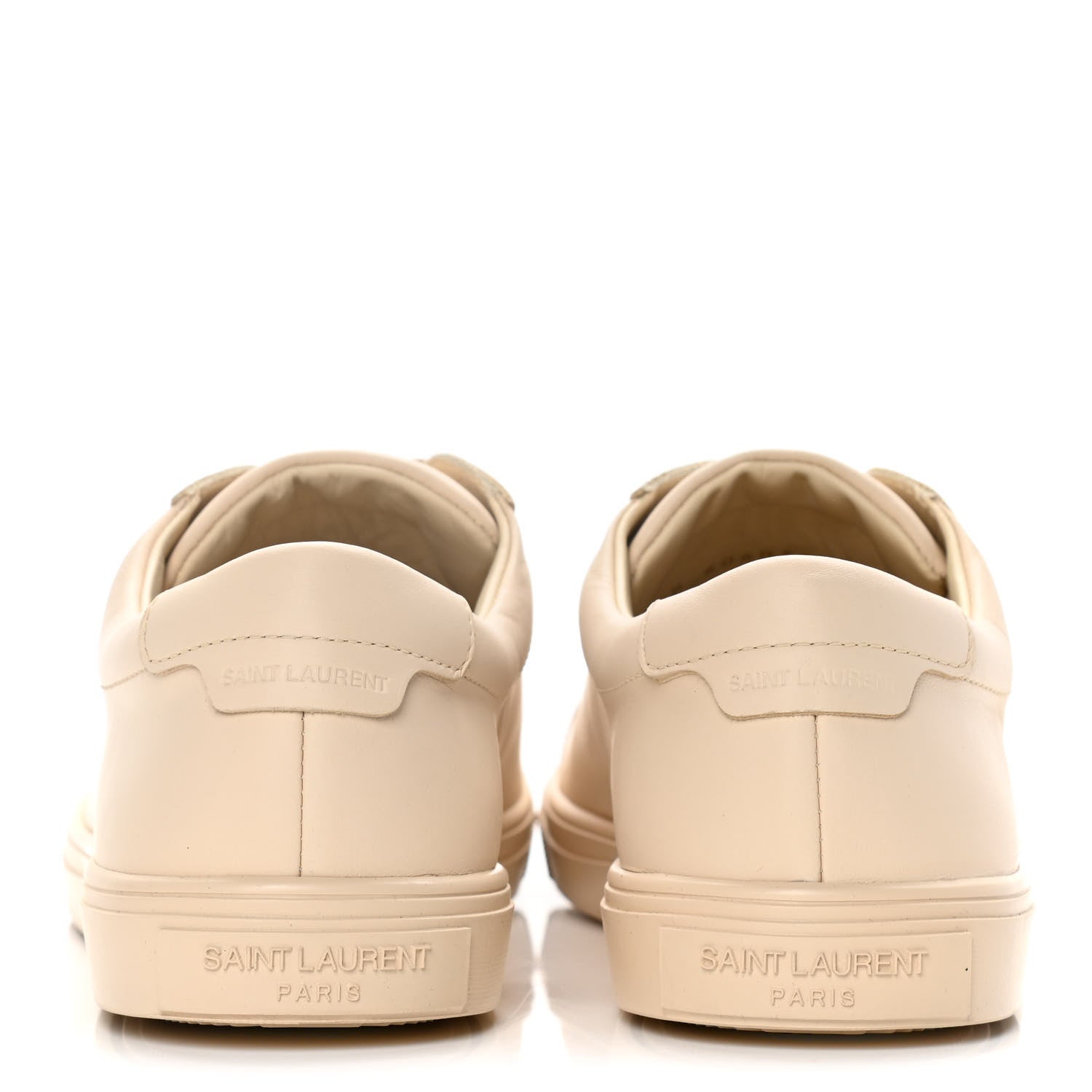 Saint Laurent Calfskin Andy Low Top Sneakers 39.5 Dark Coquille 6 of 15