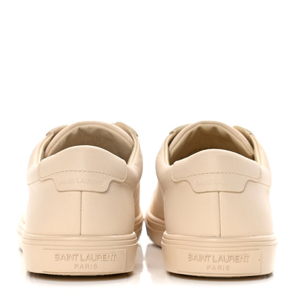 Saint Laurent Calfskin Andy Low Top Sneakers 39.5 Dark Coquille 6 of 15