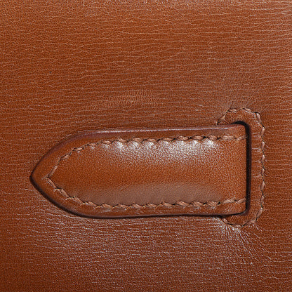 Hermes Veau Tadelakt Kelly Sellier 35 Fauve 5 of 21