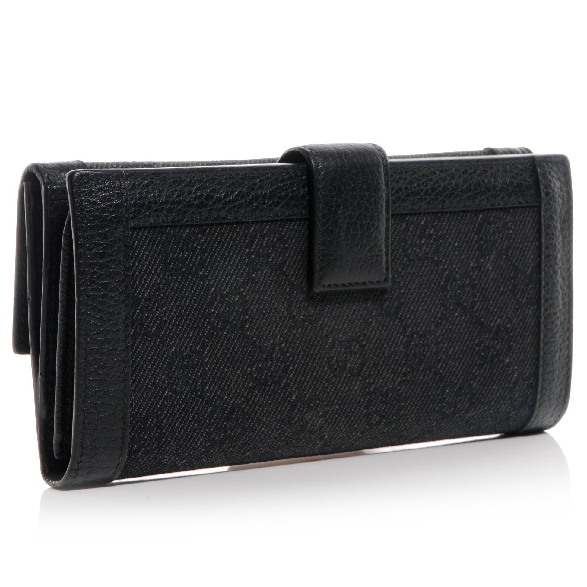 Gucci Monogram Continental Charmy Wallet Black 3 of 7