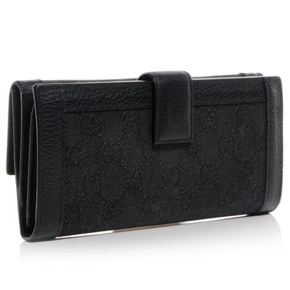 Gucci Monogram Continental Charmy Wallet Black 3 of 7