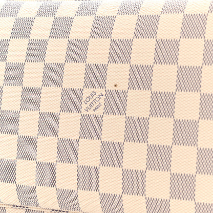 Louis Vuitton Damier Azur Neo Neverfull MM Rose Ballerine 11 of 12