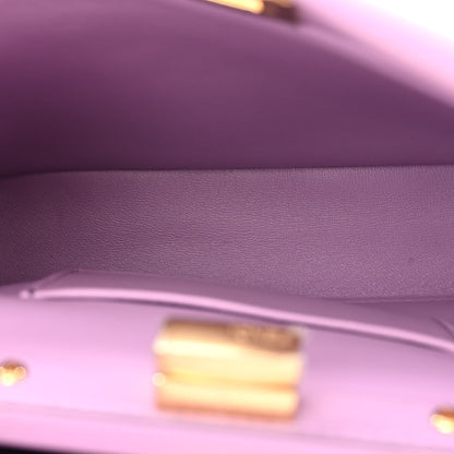 Fendi Nappa Stacked Bar Mini Peekaboo Iconic Satchel Violetta 6 of 11