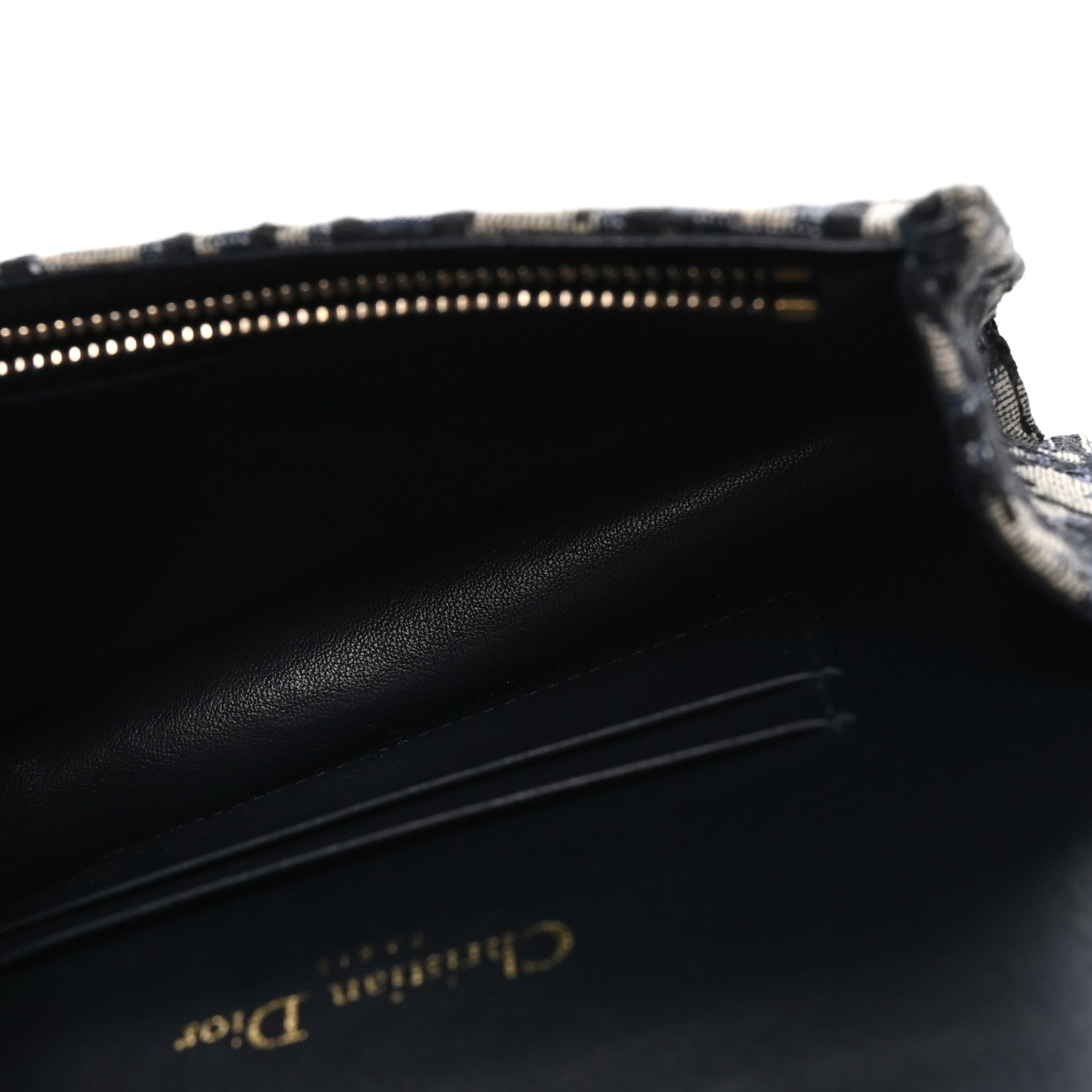 Christian Dior Oblique Saddle Belt Bag Blue 4 of 9