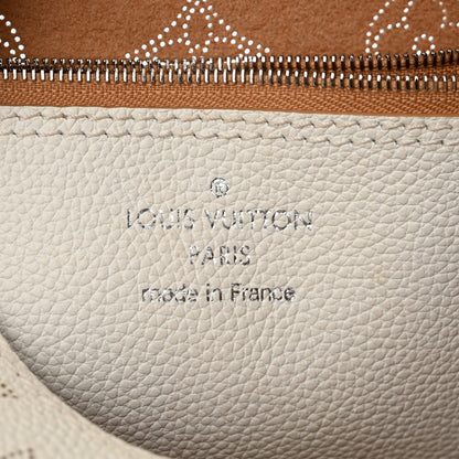 Louis Vuitton Mahina Carmel Hobo Snow 6 of 12