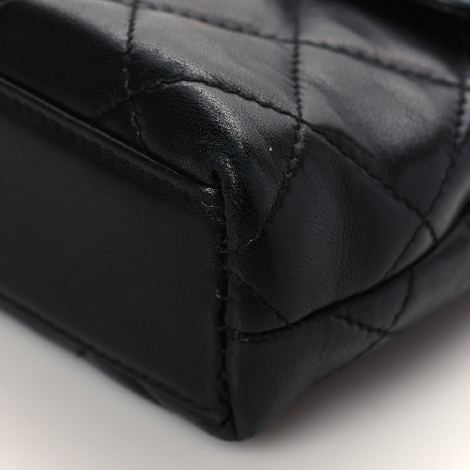 Chanel Lambskin Quilted Flap Waist Belt Bag Black 8 of 8