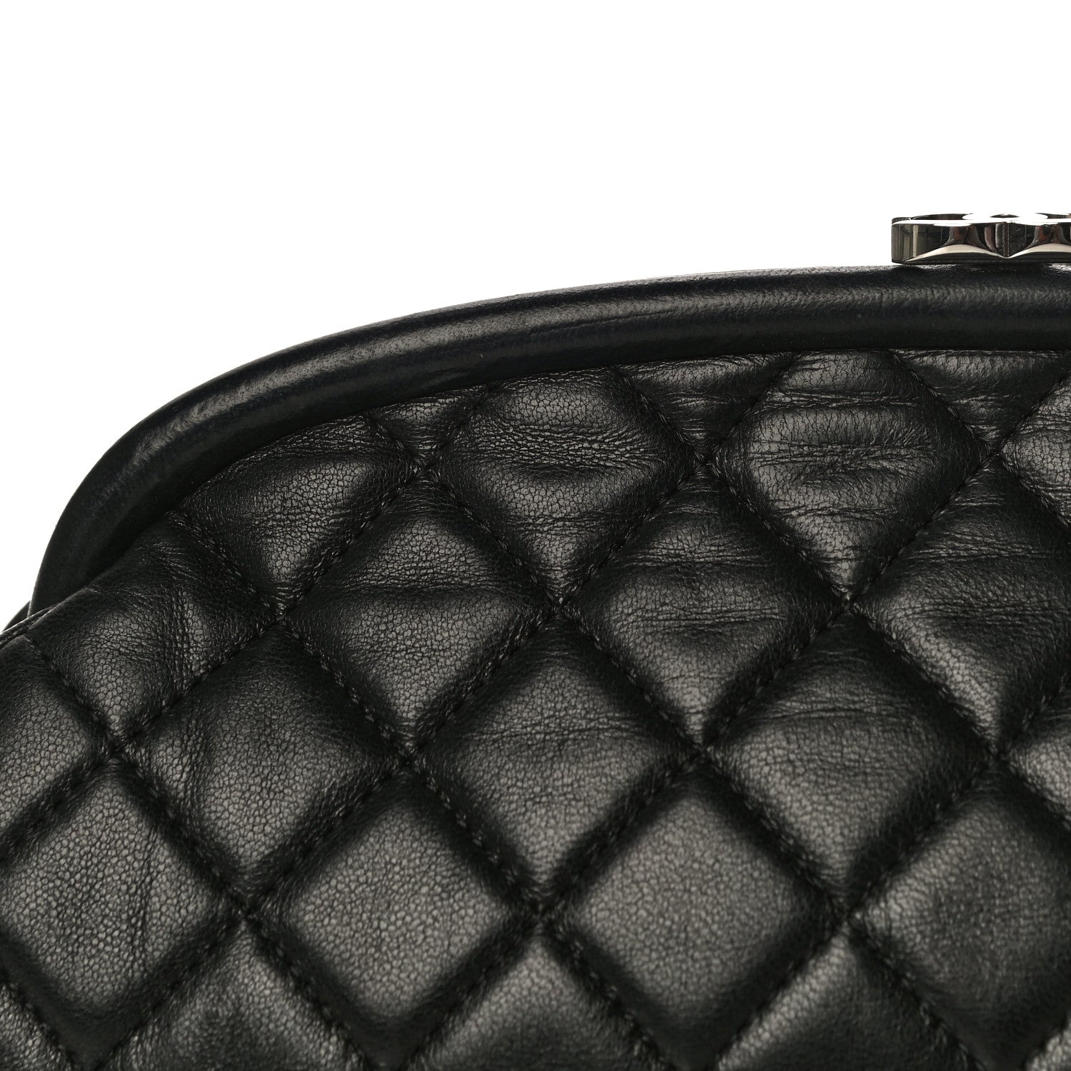 Chanel Lambskin Quilted Timeless Clutch Black 13 of 17