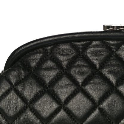 Chanel Lambskin Quilted Timeless Clutch Black 13 of 17