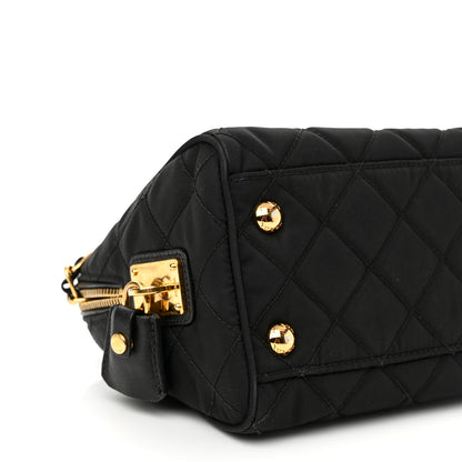 Prada Nylon Tessuto Impuntu Quilted Flap Black 8 of 9