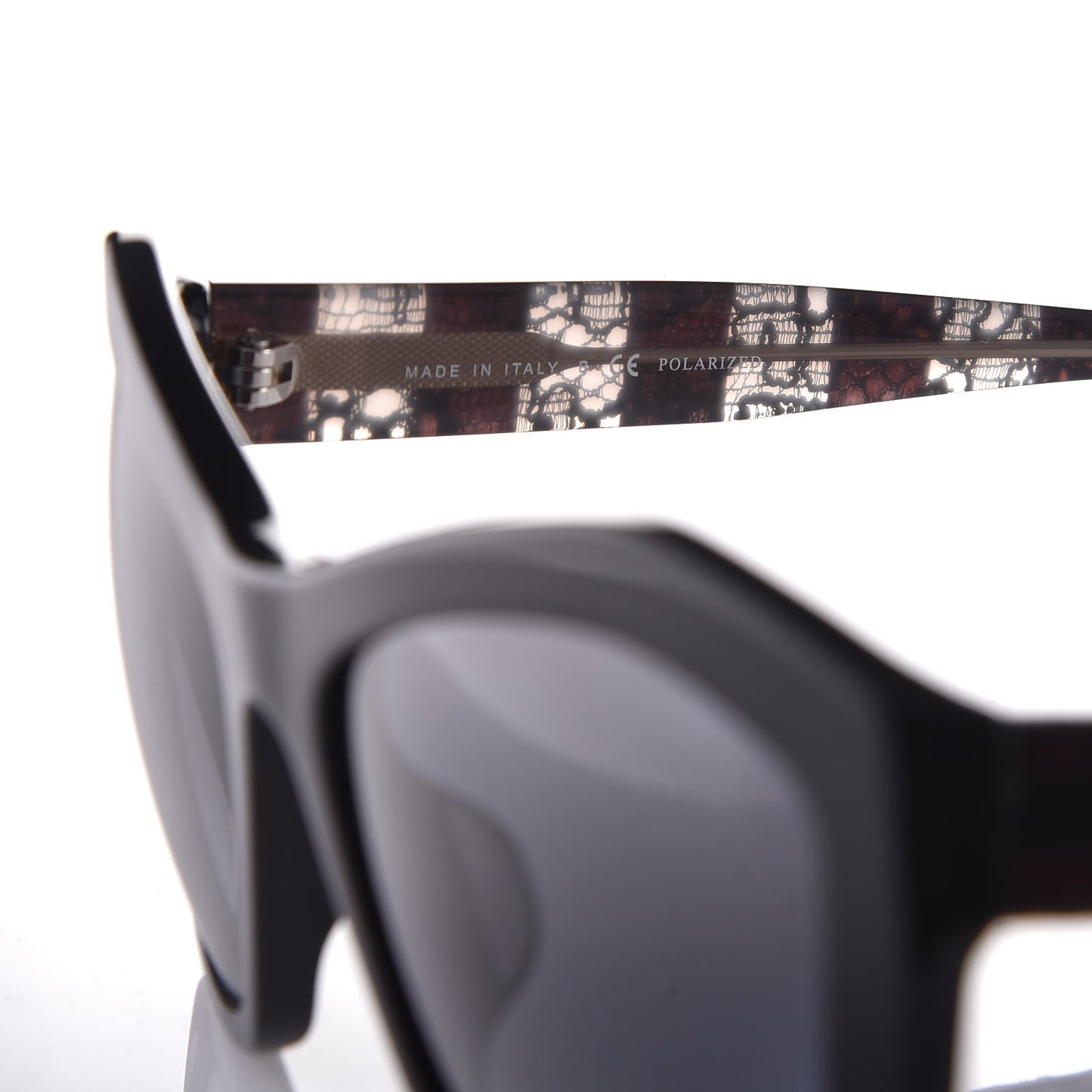 Lace Effect Sunglasses 5296-A Black