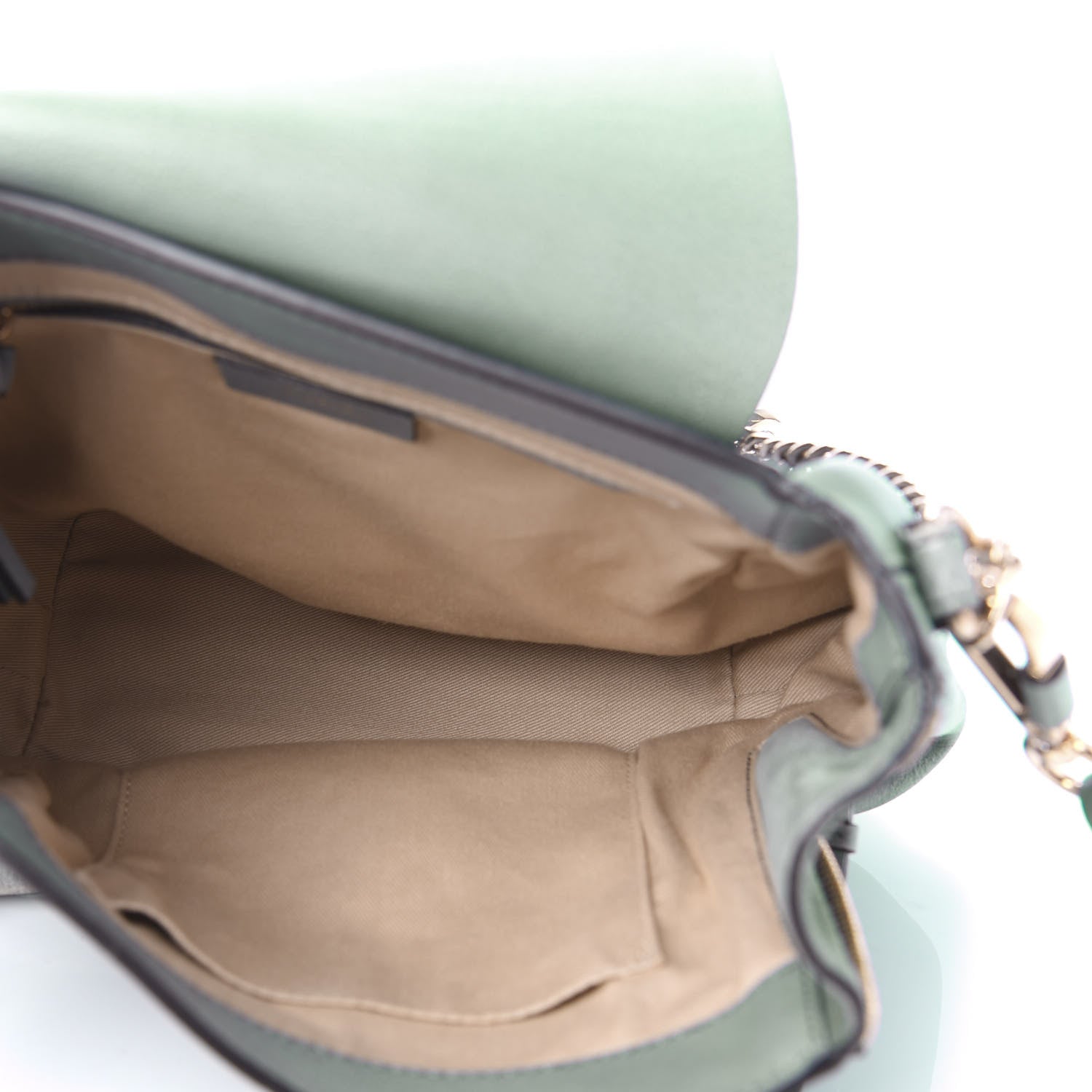 Chloe Suede Calfskin Medium Faye Backpack Cloudy Blue 2 of 6