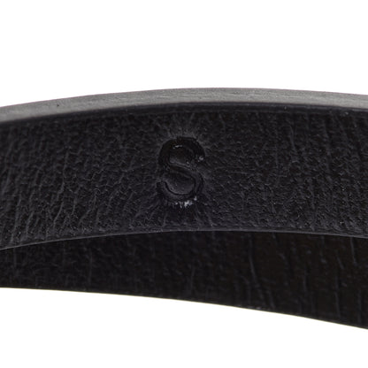 Christian Dior Calfskin CD Bracelet S Black 6 of 6