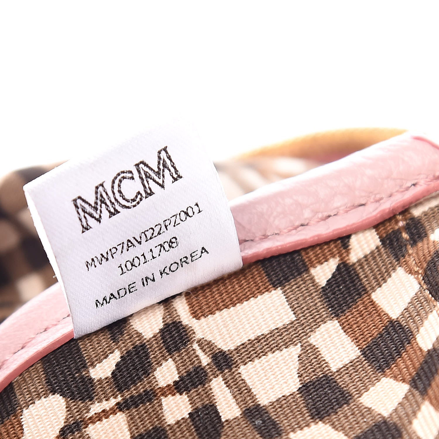 MCM Viseto Stark Wristlet Pouch Pink 7 of 10