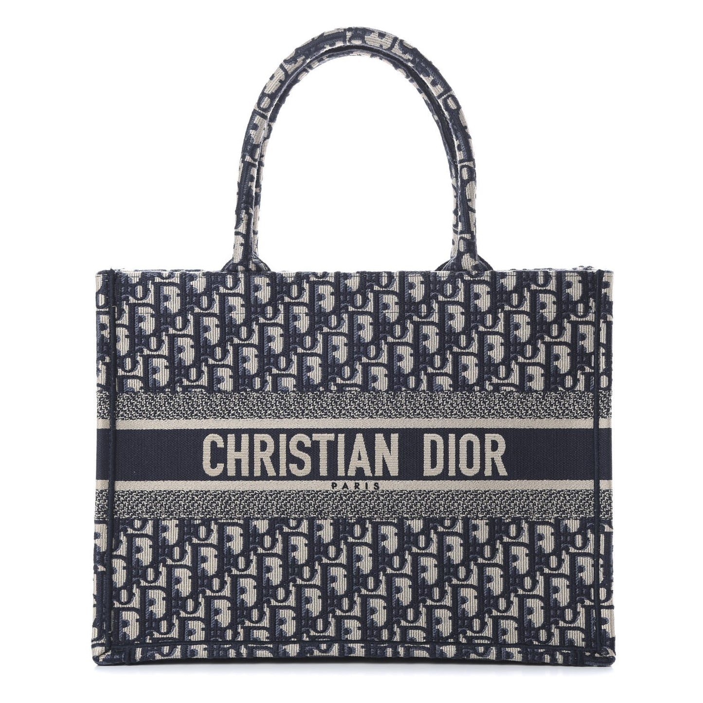 Oblique Medium Book Tote Blue Multicolor