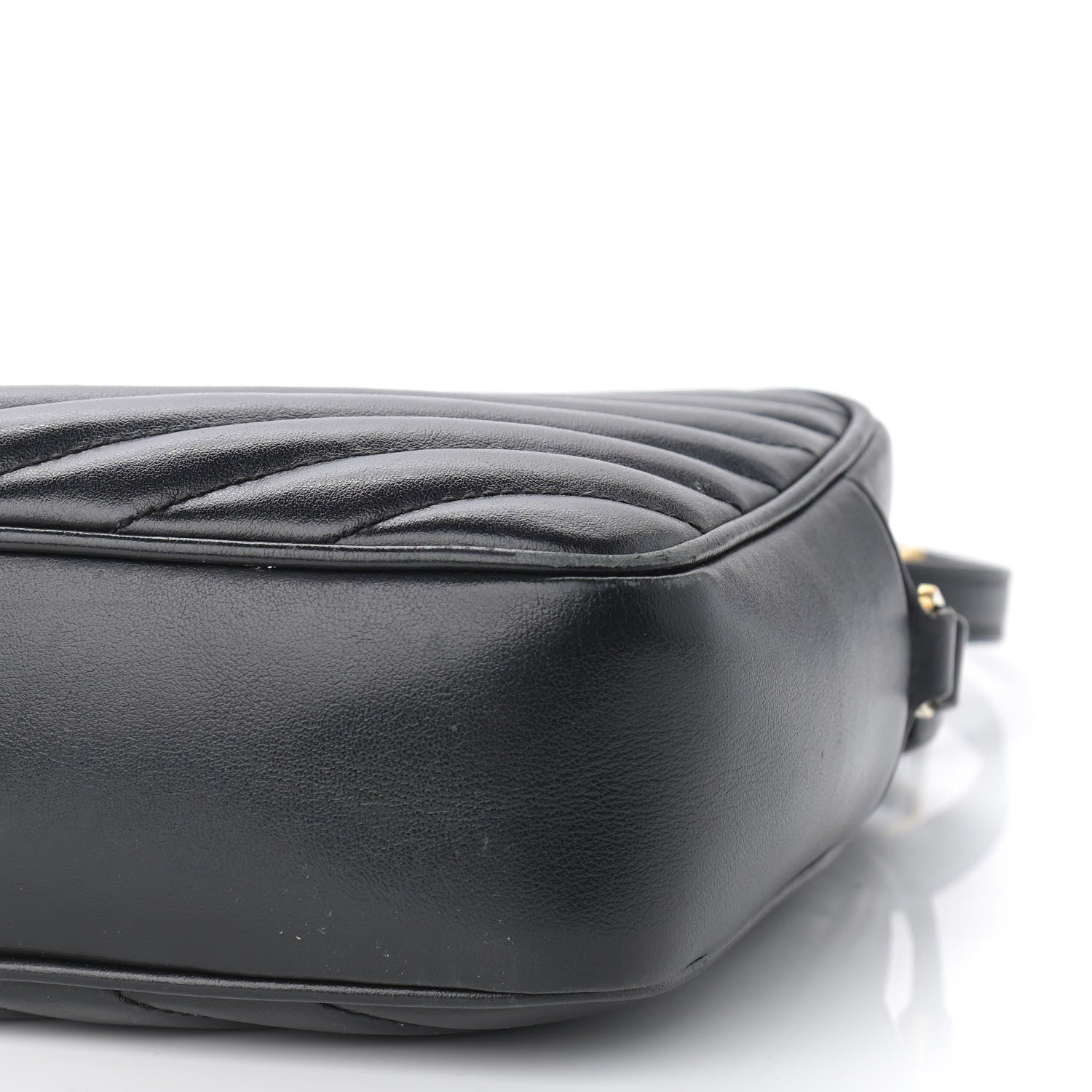 Saint Laurent Calfskin Matelasse Monogram Lou Camera Bag Black 9 of 9