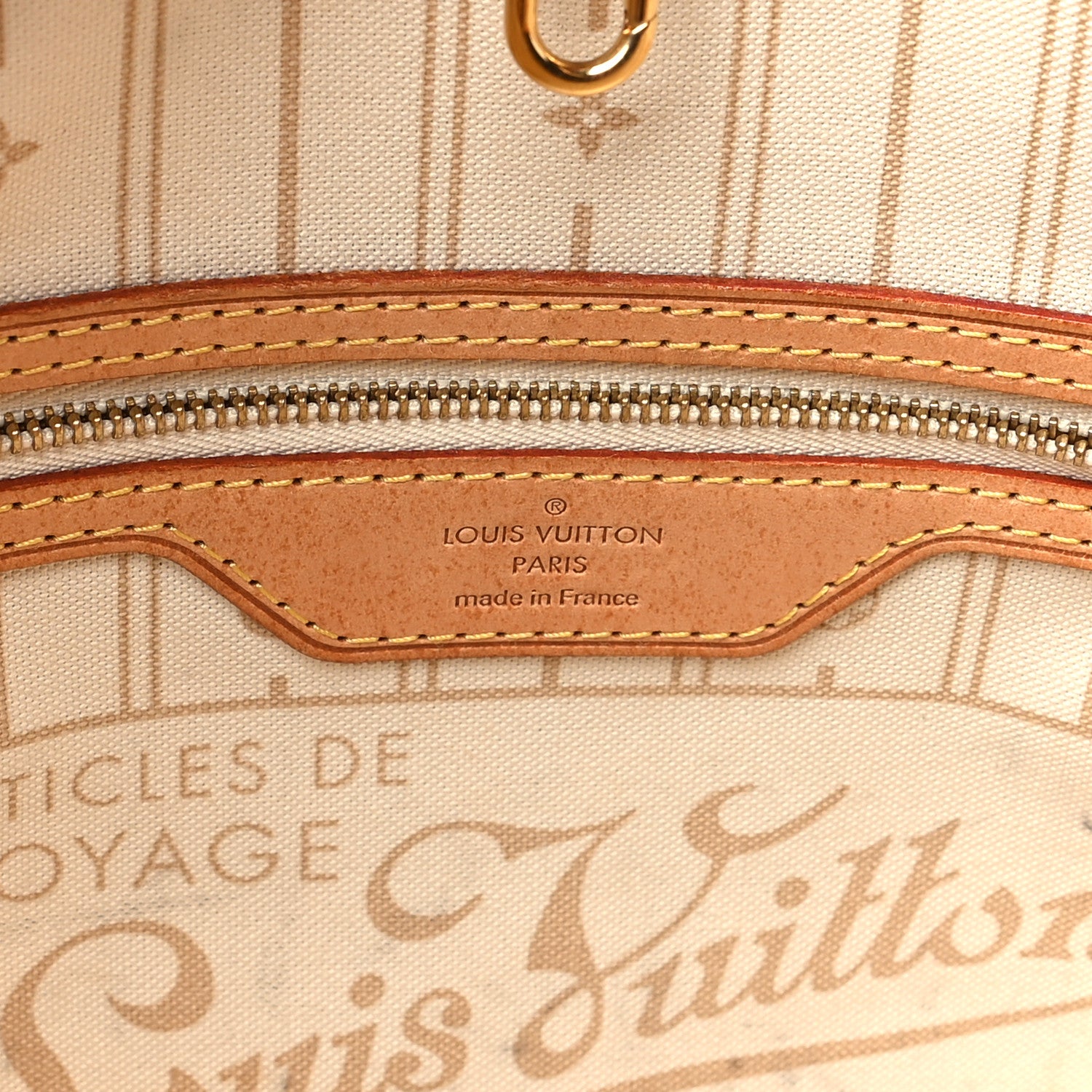 Louis Vuitton Damier Azur Neverfull PM 6 of 13
