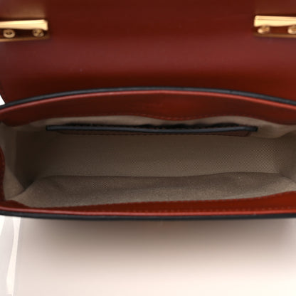 Chloe Calfskin Crocodile Embossed Mini C Double Carry Pink Red 5 of 8