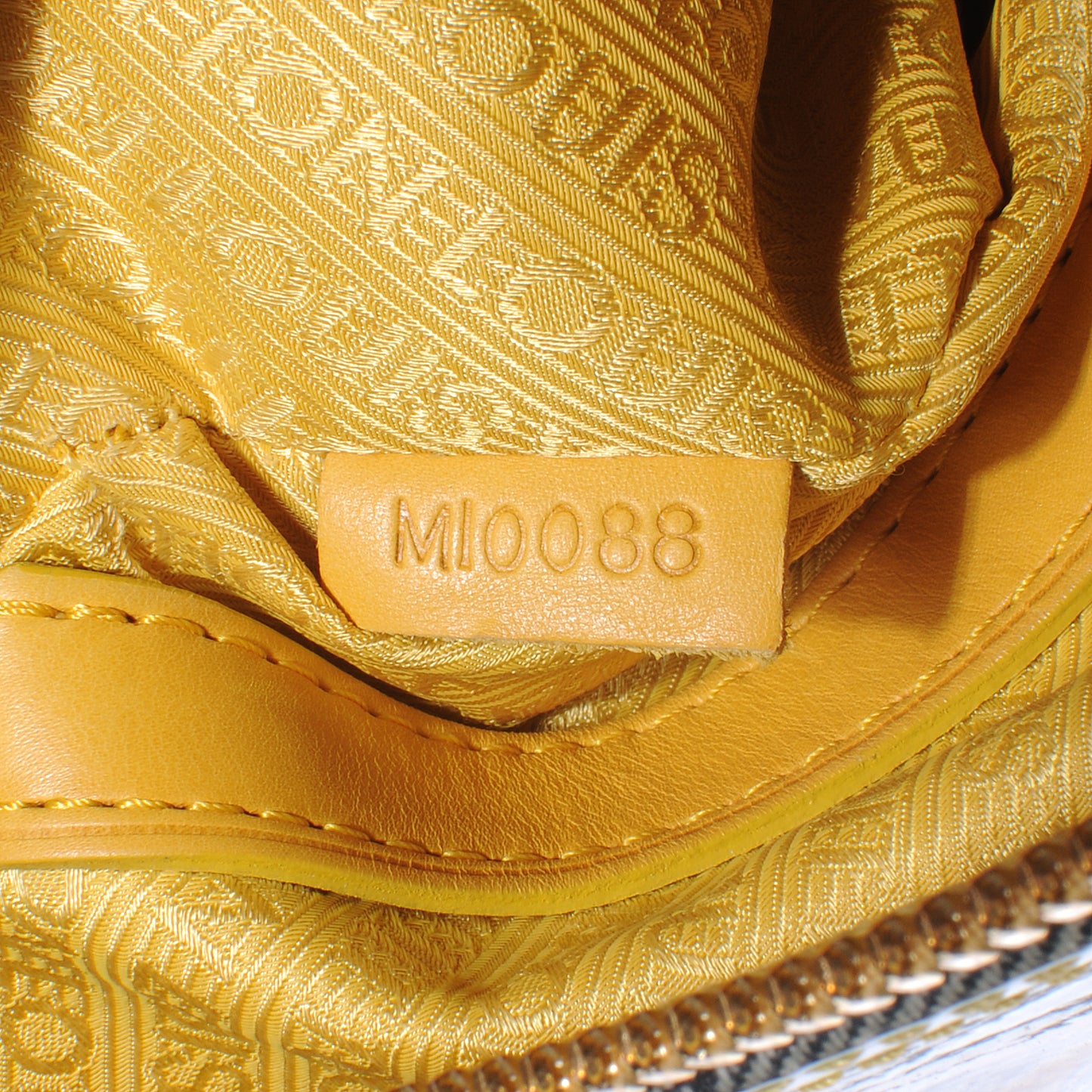 Monogram Pulp Defile Weekender PM Yellow