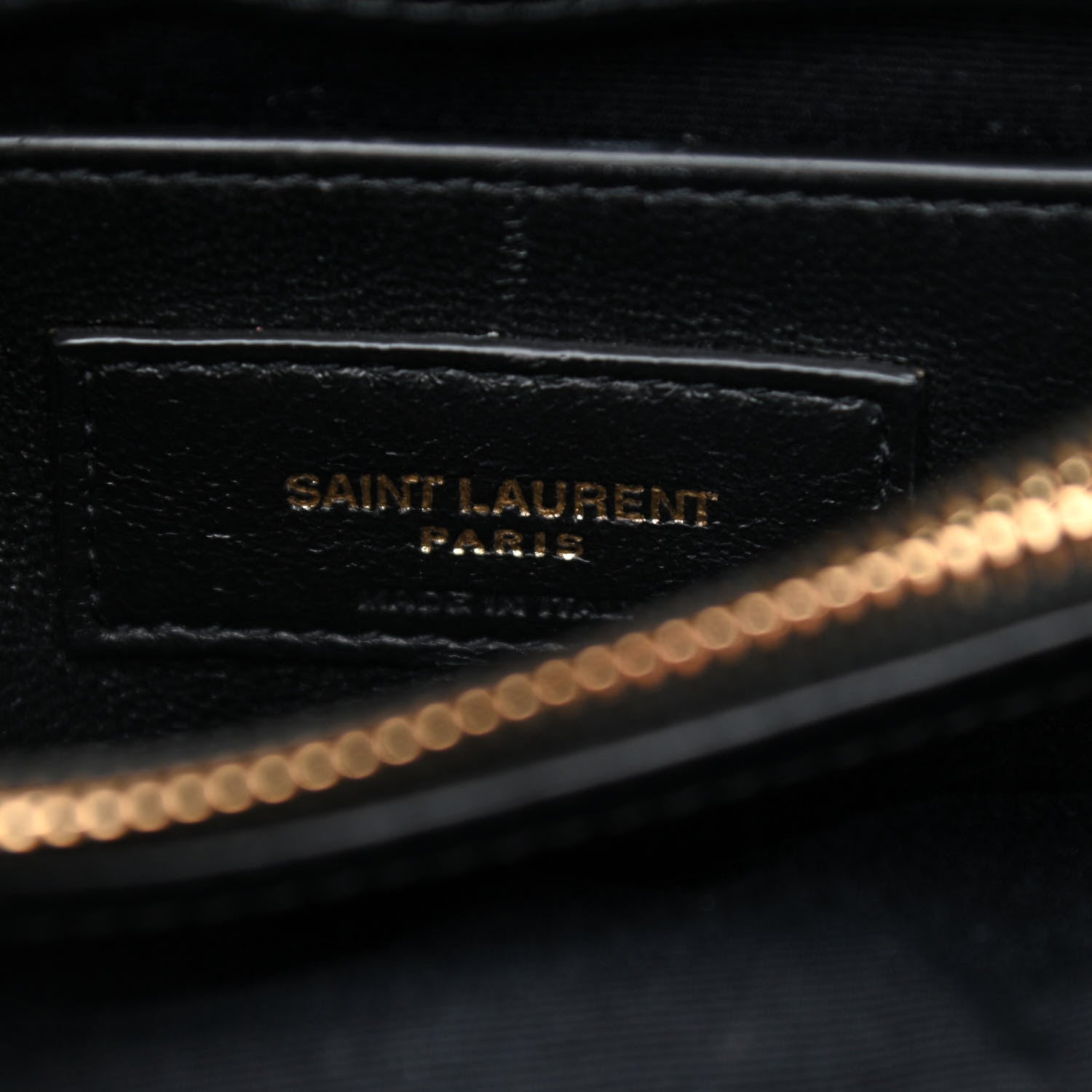 Saint Laurent Calfskin Y Quilted Monogram Small Loulou Chain Satchel Black 7 of 9
