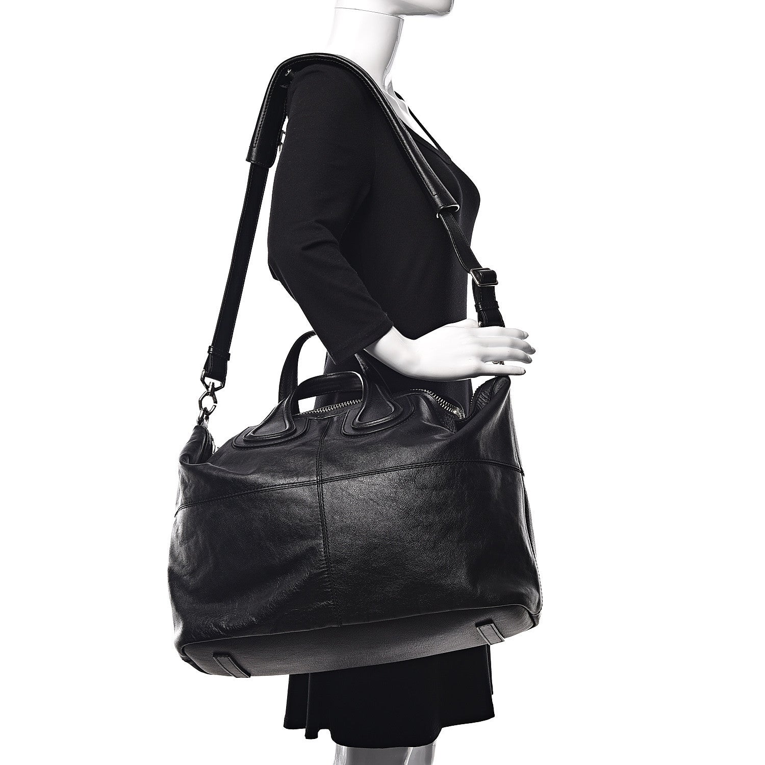 Givenchy Calfskin Large Nightingale Black 2 of 10