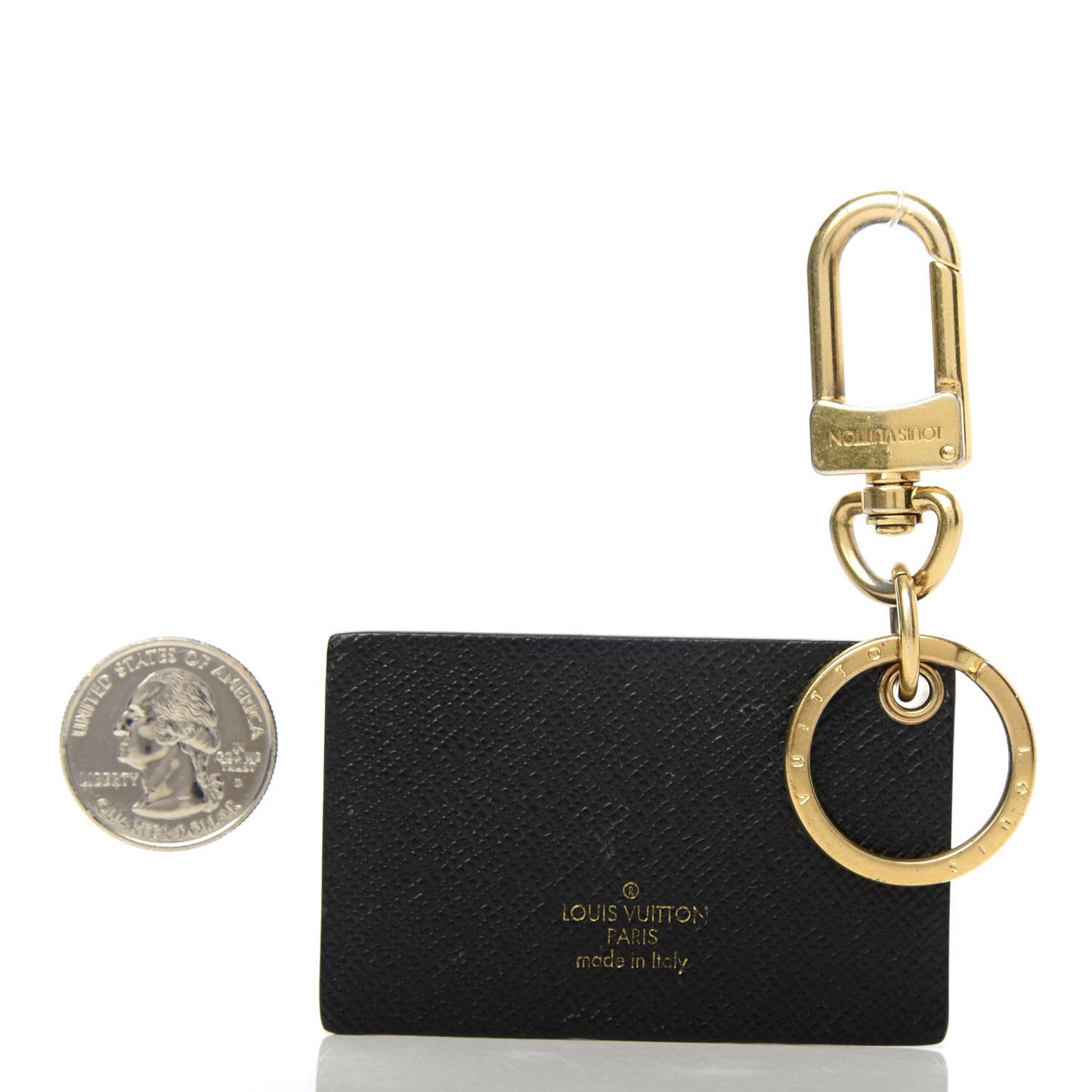 Petite Malle Bag Charm Key Holder Brown