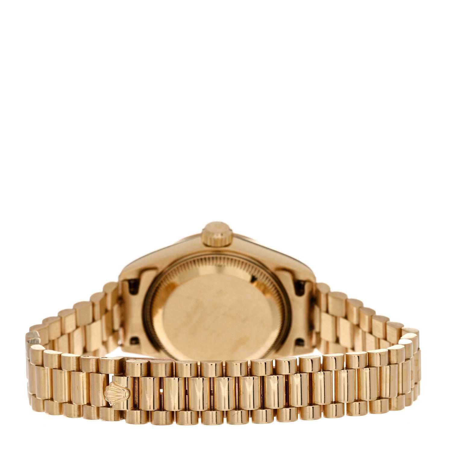 Rolex 18K Yellow Gold Diamond 26mm Datejust President Watch Champagne 69178 3 of 5