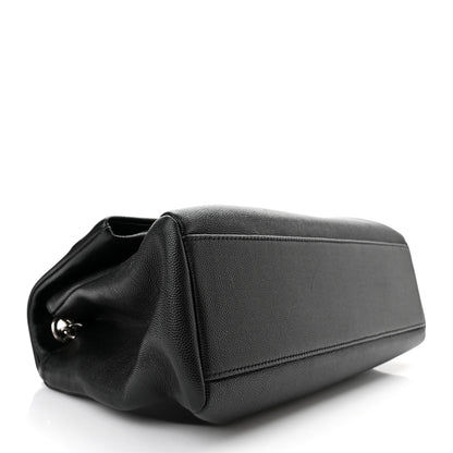Saint Laurent Grain De Poudre Medium West Hollywood Monogram Fold-Over Black 4 of 10