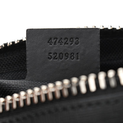 Gucci Soft GG Supreme Monogram Web Belt Bag Black Grey 7 of 11