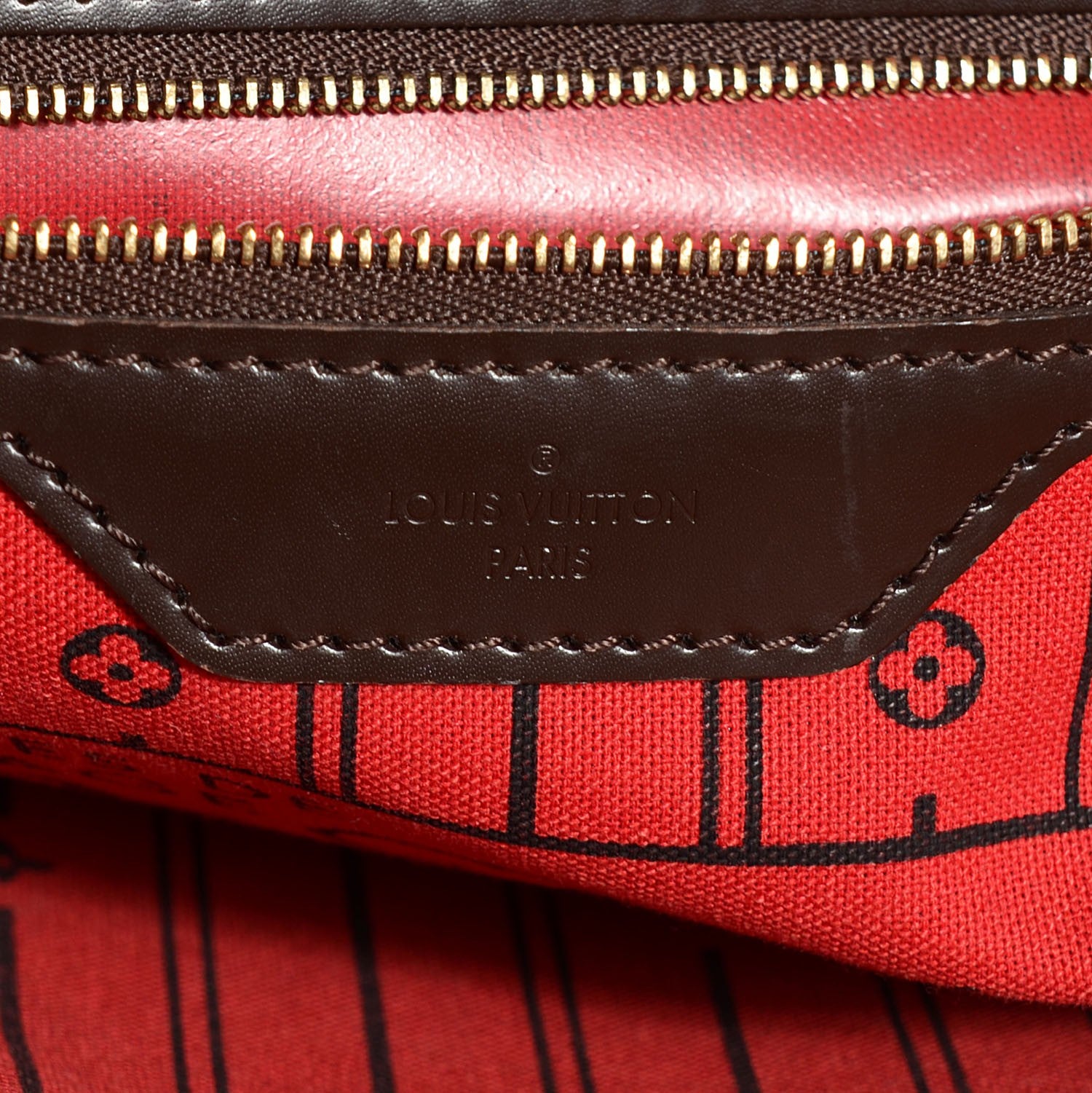Louis Vuitton Damier Ebene Neverfull MM 6 of 8