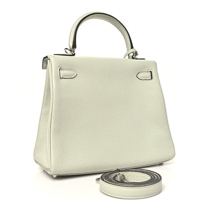 Hermes Togo Kelly Retourne 25 Gris Neve 2 of 11