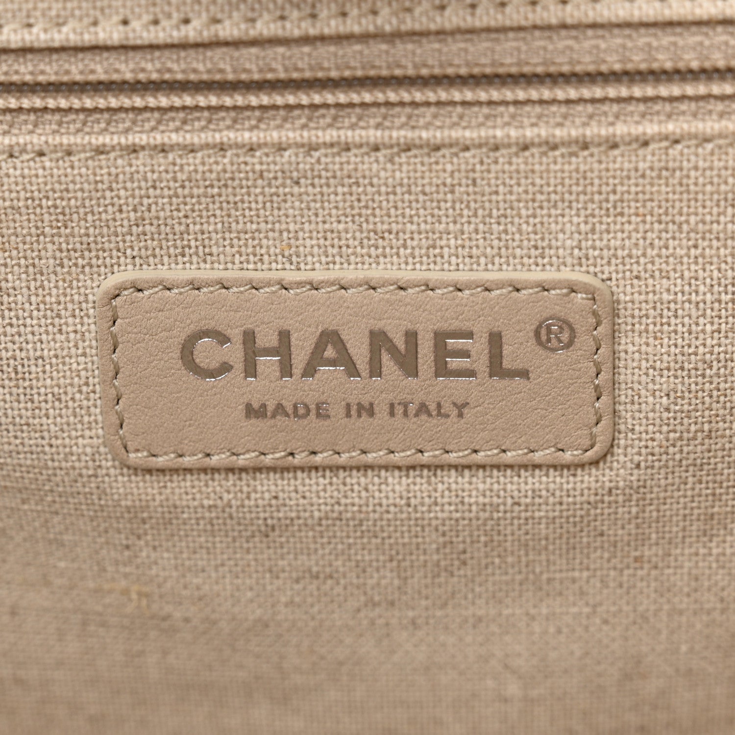 Chanel Mixed Fibers Small Deauville Tote Beige 7 of 12