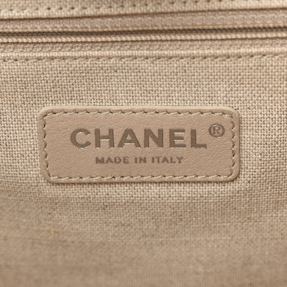 Chanel Mixed Fibers Small Deauville Tote Beige 7 of 12
