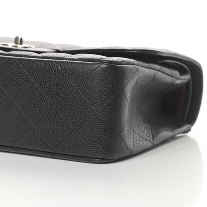 Chanel Caviar Quilted Jumbo Double Flap Black 10 of 13