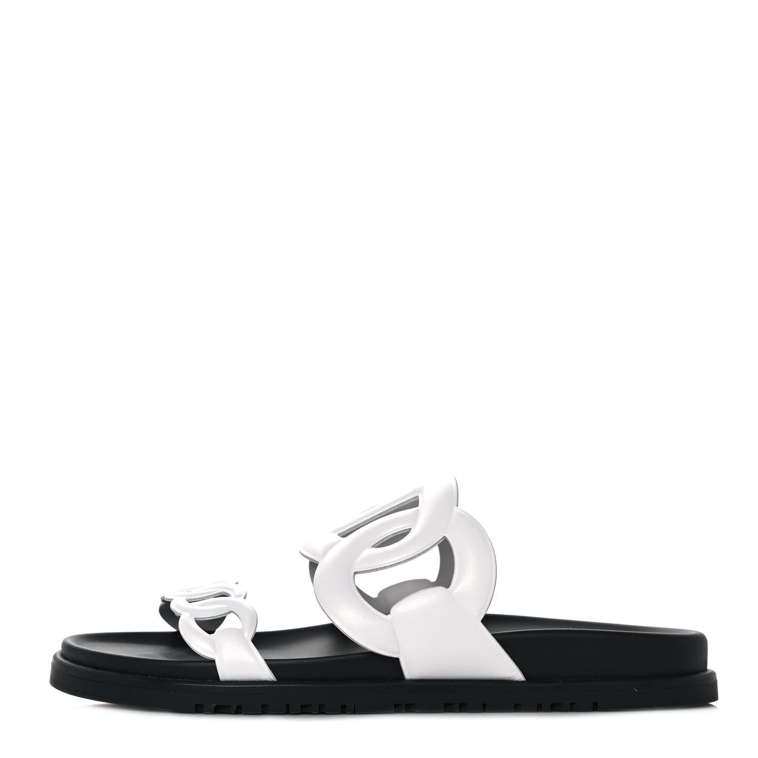 Hermes Nappa Extra Sandals 39 White 1 of 9