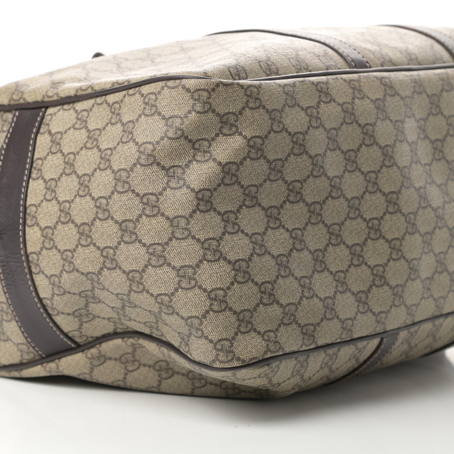 Gucci GG Plus Monogram Medium Carry On Duffle Dark Brown 9 of 19