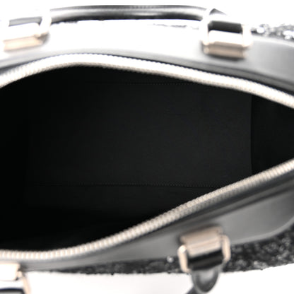 Louis Vuitton Sequin Monogram Sunshine Express Speedy Black 5 of 9