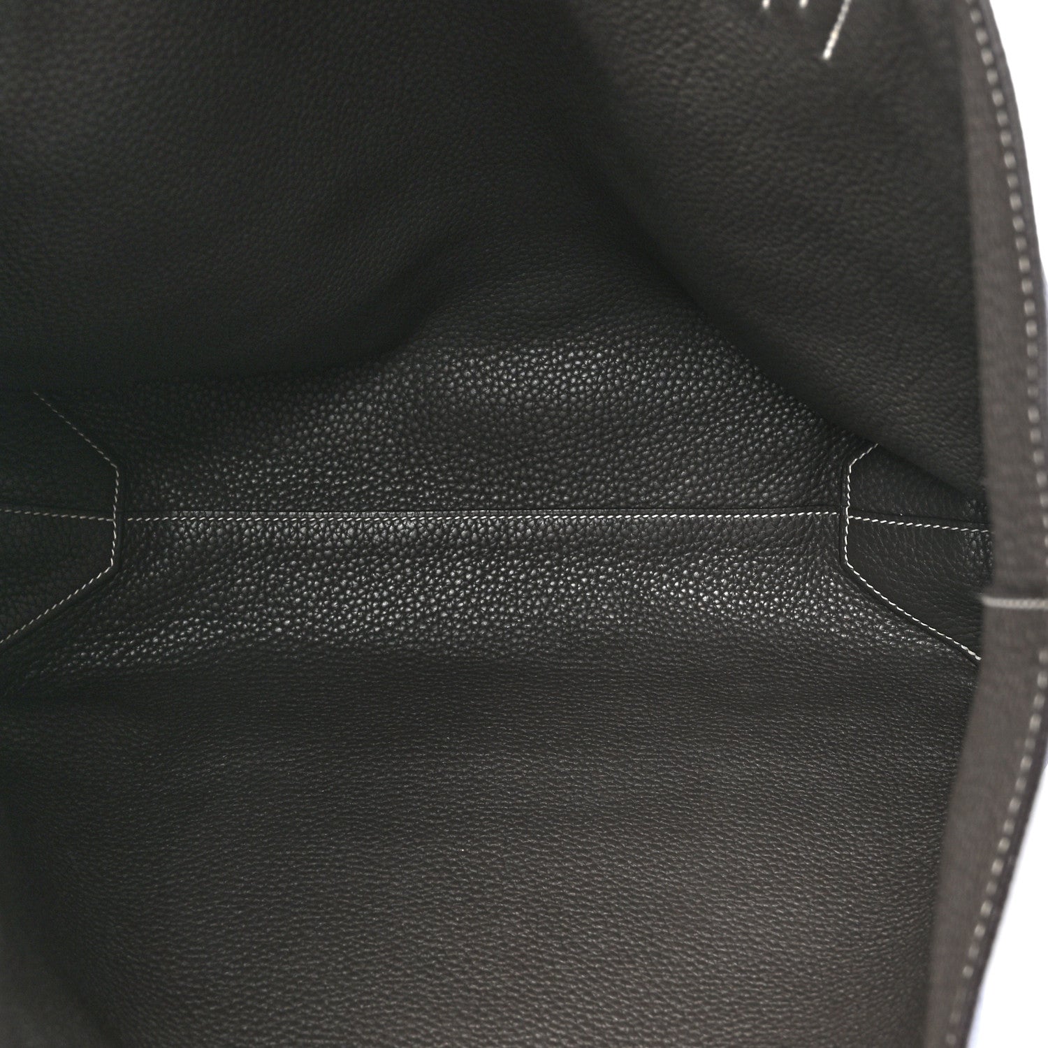 Hermes Taurillon Clemence Double Sens 36 Reversible Tote Graphite Bleu Electrique 8 of 15