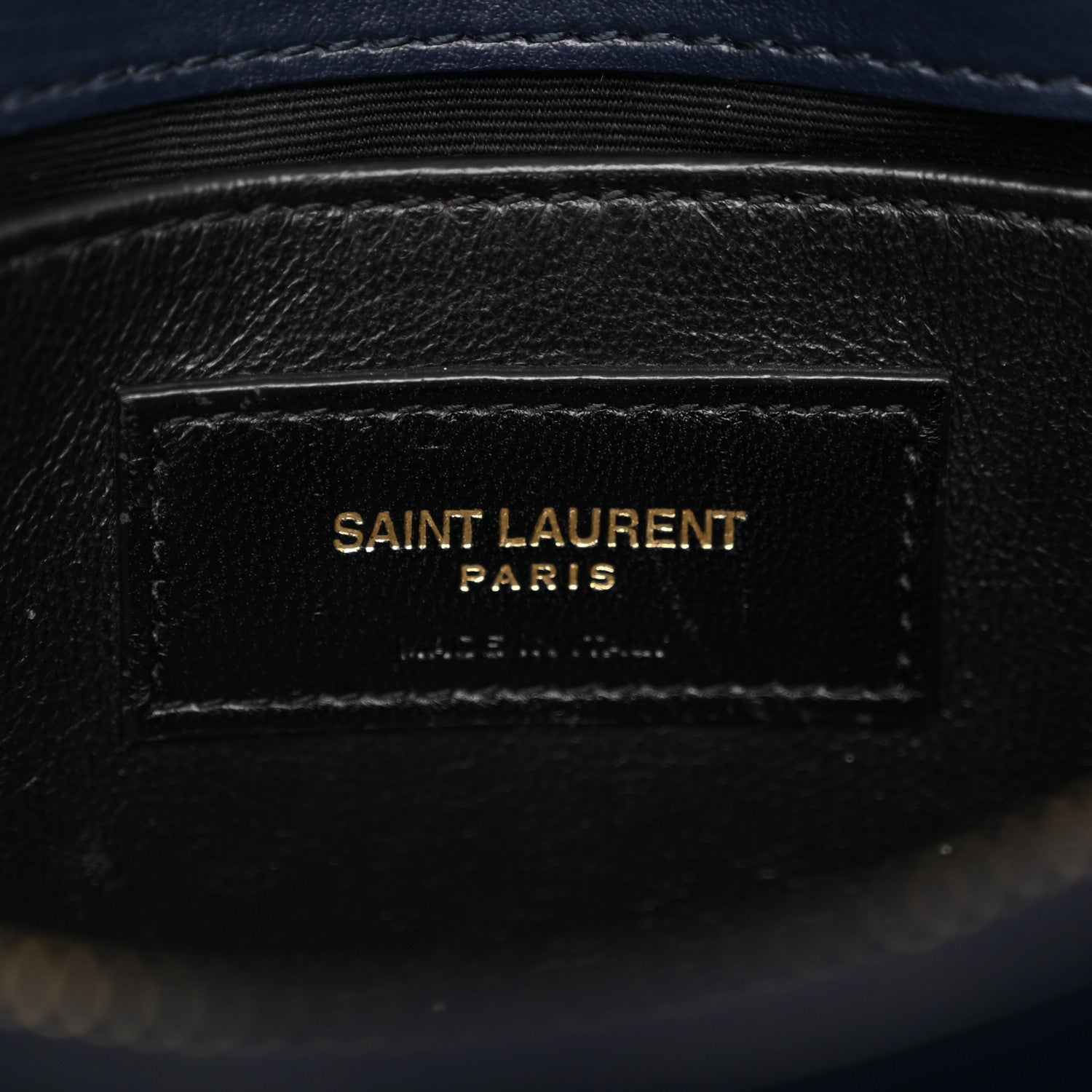 Saint Laurent Velvet Y Quilted Monogram Small Loulou Chain Satchel Medium Blue 6 of 10