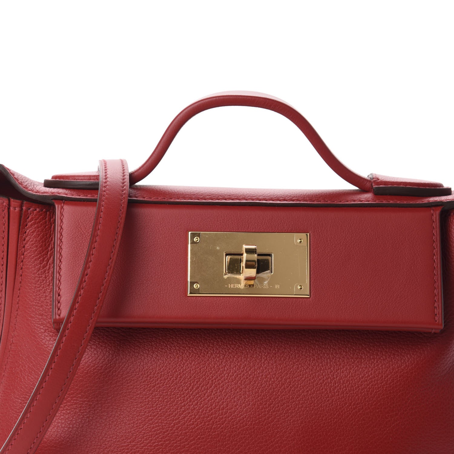 Hermes Evercolor Swift 24/24 21 Rouge Piment 10 of 11
