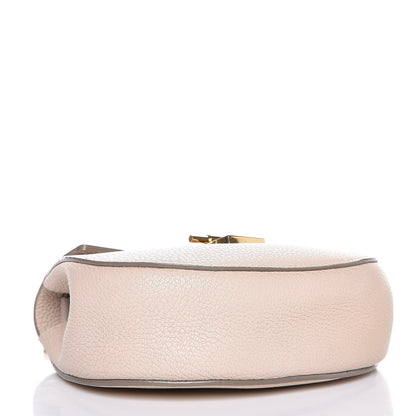Chloe Grained Lambskin Mini Drew Shoulder Bag Abstract White 4 of 10