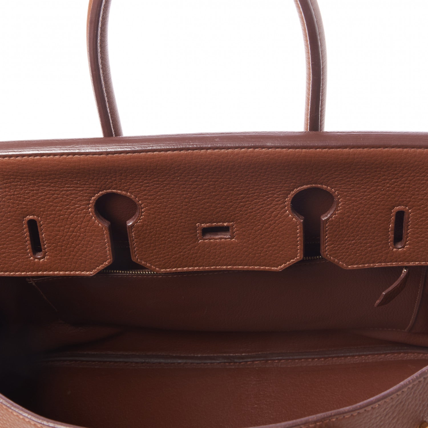 Hermes Taurillon Clemence Birkin 35 Marron D'Inde 17 of 33