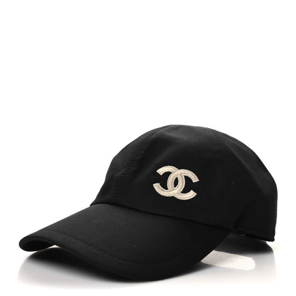 Chanel Cotton CC Cap Hat Black 1 of 9