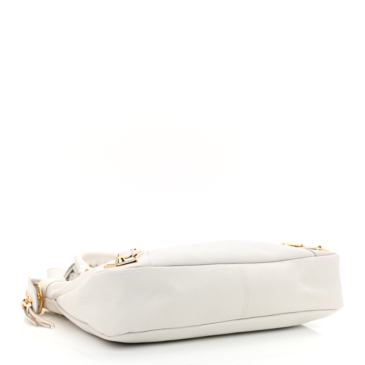 Balenciaga Chevre Gold Metallic Edge Hardware Town White 4 of 11