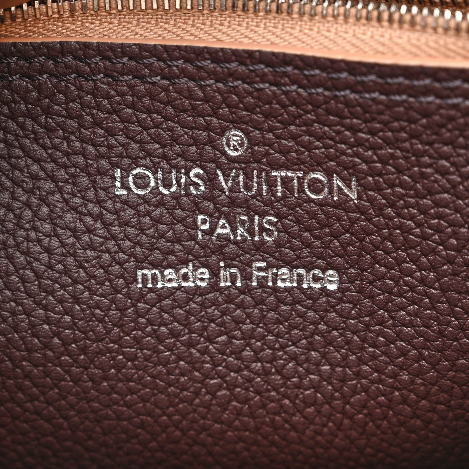 Louis Vuitton Mahina Carmel Hobo Chocolate 6 of 9