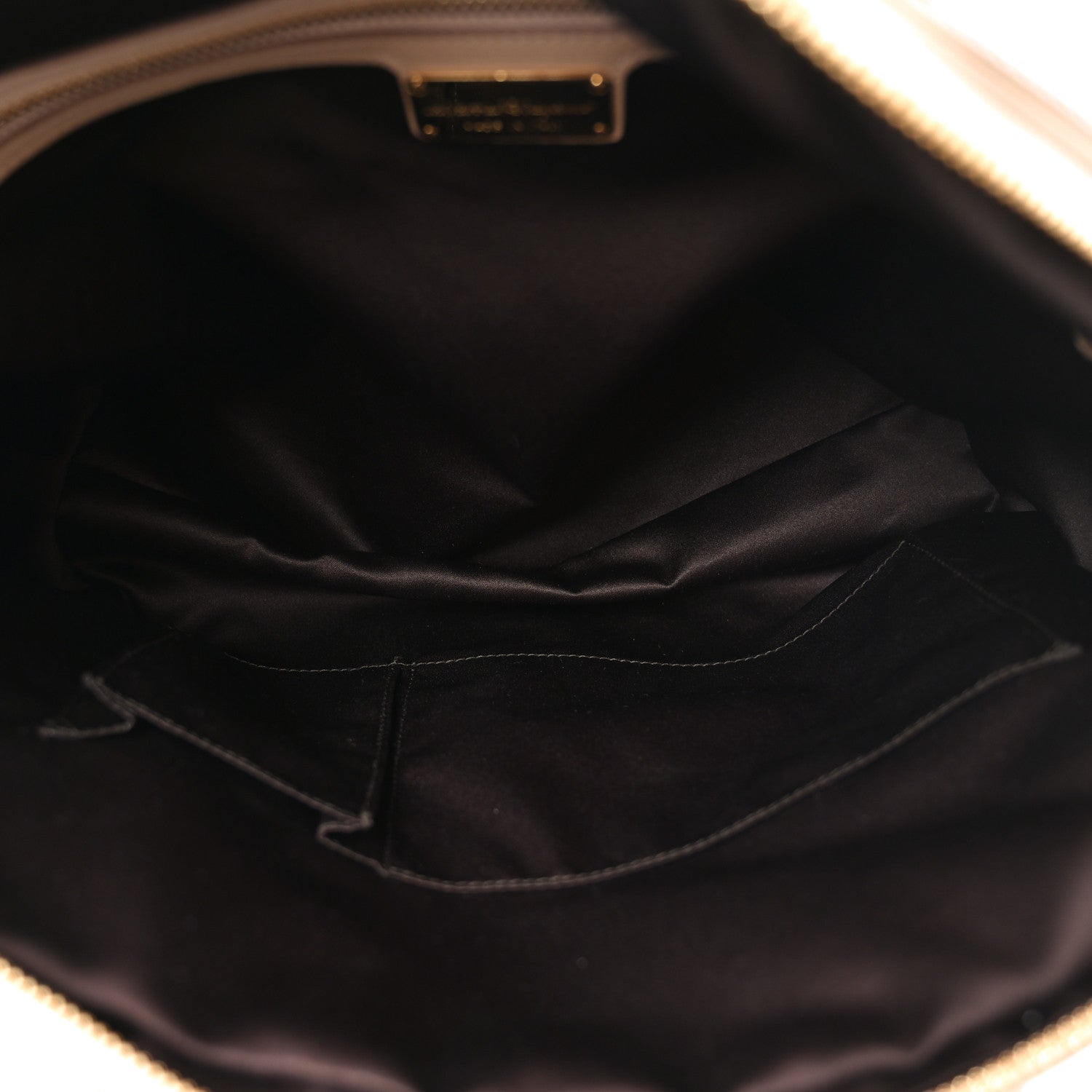 Salvatore Ferragamo Calfskin Fiamma Bag New Bisque 5 of 9