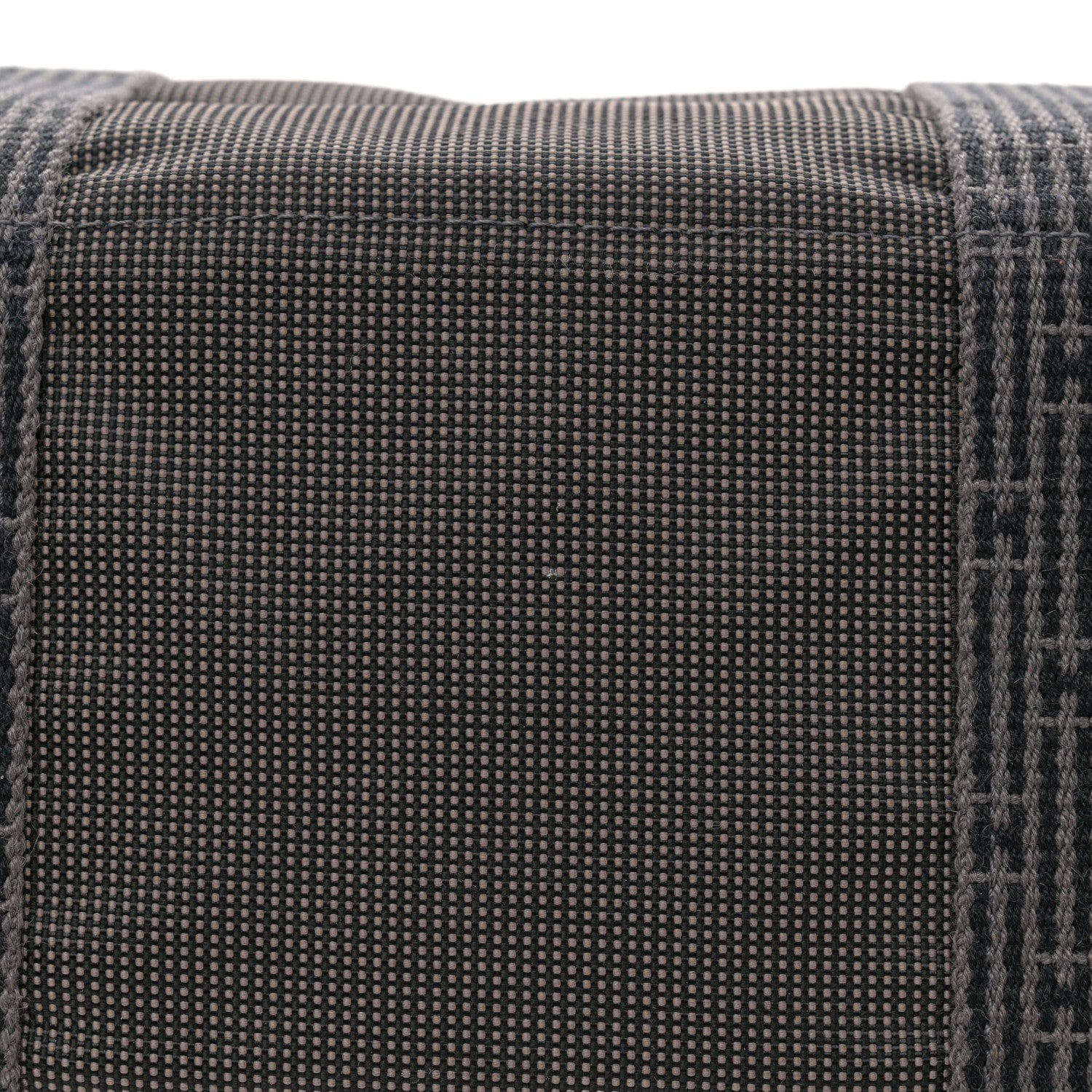 Hermes Canvas Herline MM Tote Grey 11 of 14