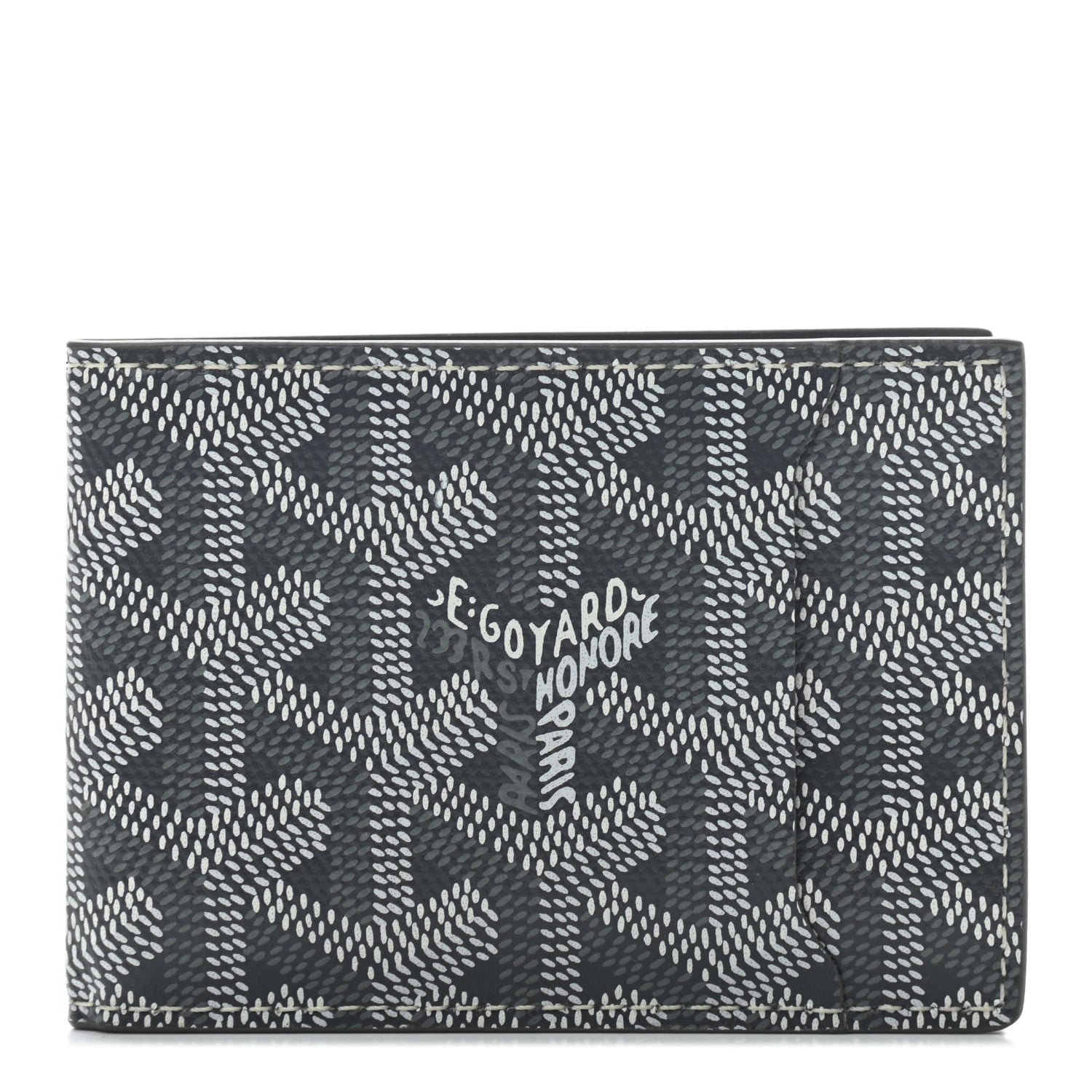 Goyard Goyardine Multi Slot Bi-Fold Wallet Grey 1 of 6