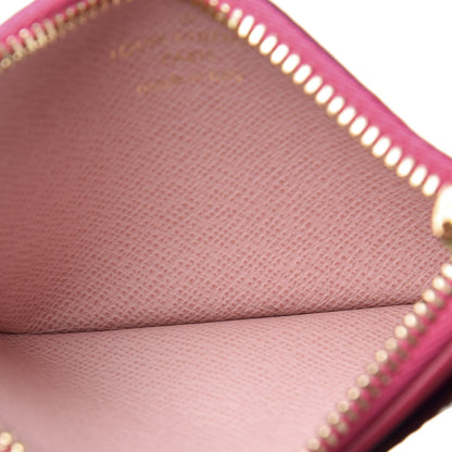 Louis Vuitton Monogram Blooming Flowers Zipped Card Holder Hot Pink Rose Ballerine 4 of 8