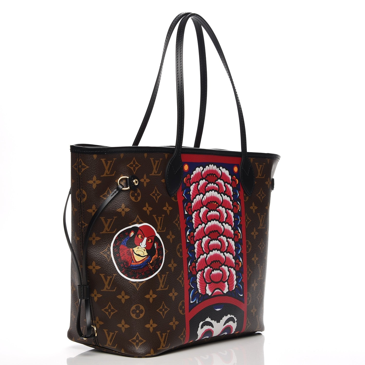 Louis Vuitton Monogram Kabuki Neverfull MM 3 of 9