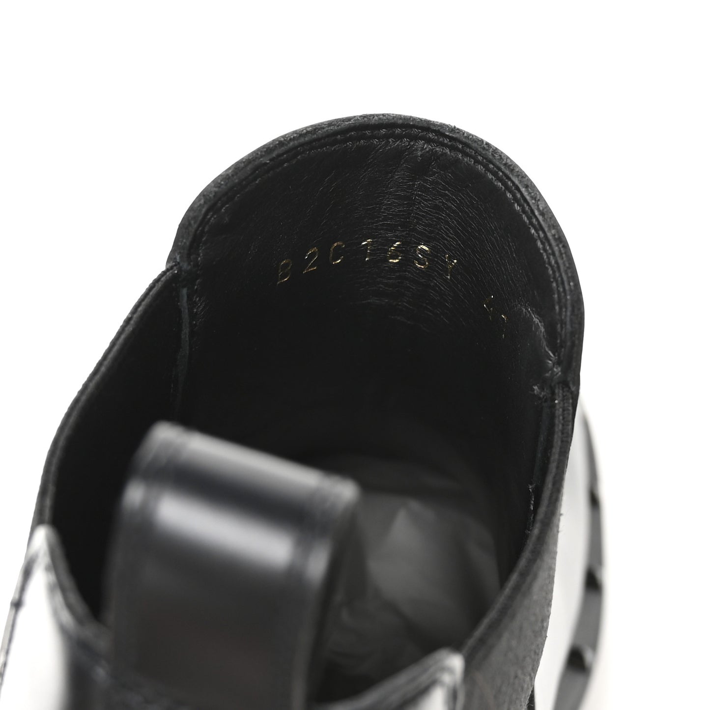 Calfskin Soul Rockstud Beatle Chelsea Ankle Boots 41 Black